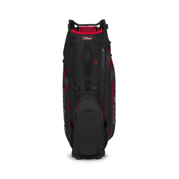 Titleist Hybrid 14 STADRY Vattentät golfbag - Black/Black/Red