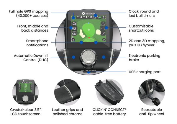 Motocaddy M-TECH GPS ULTRA Lithium 2026 Elvagn