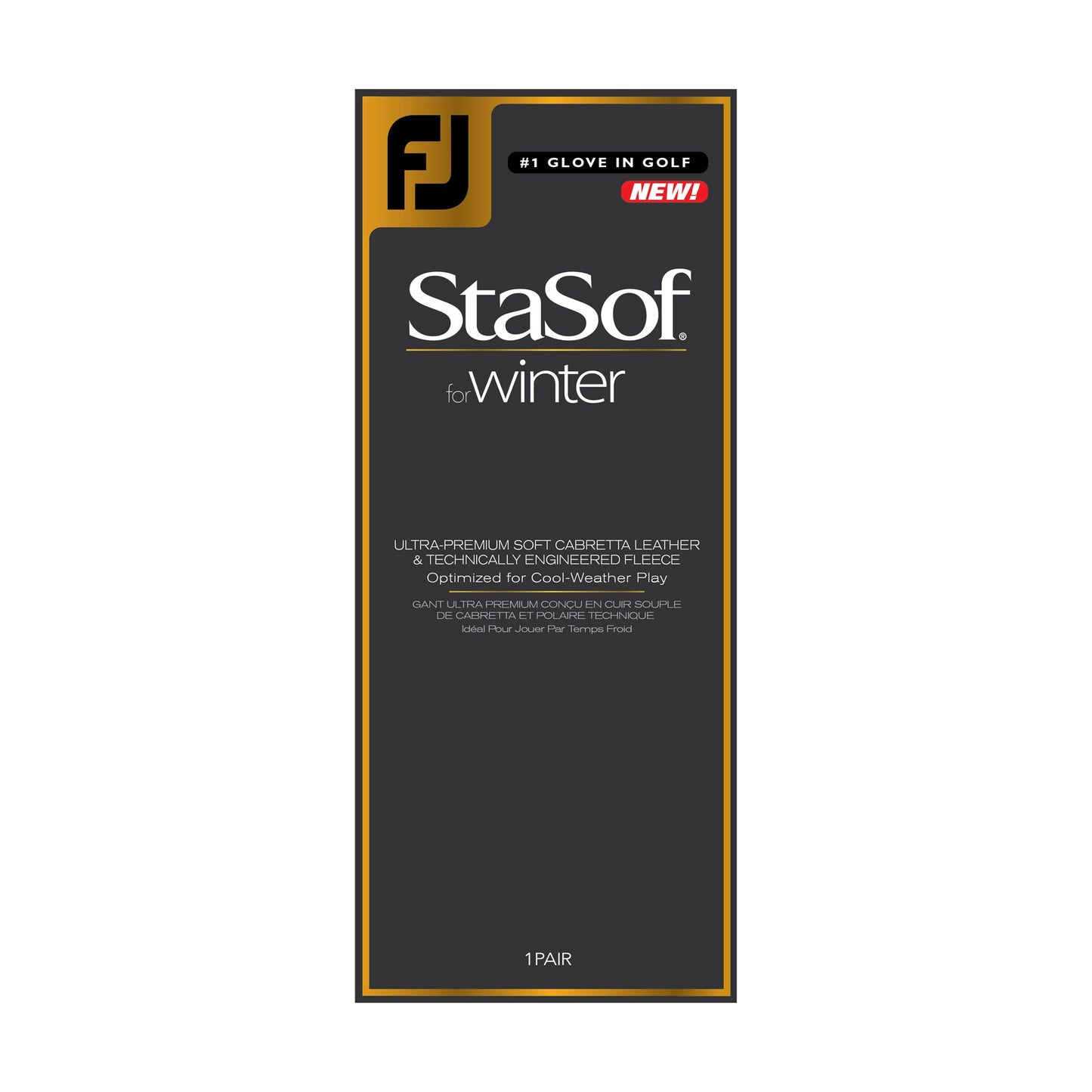 Footjoy StaSof Winter - Mustat miehet
