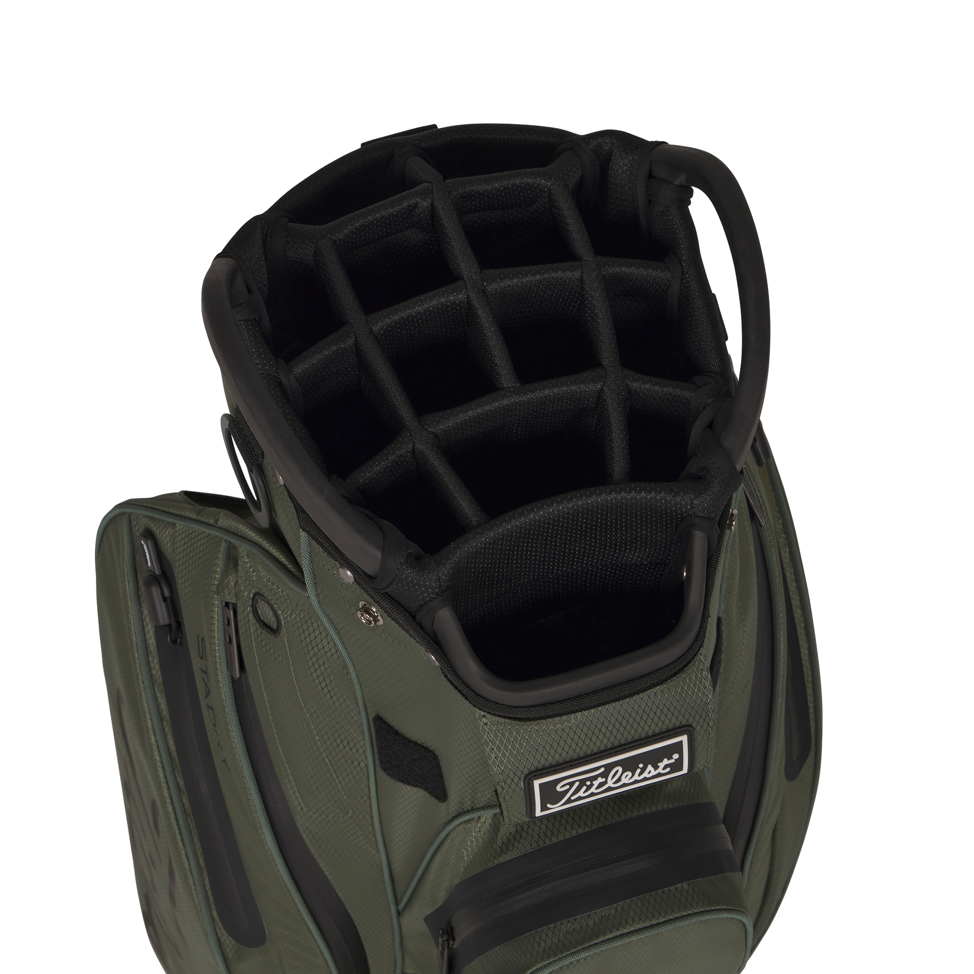 Titleist CART 14 STADRY Vattentät golfbag - Cypress/ Black/ Black