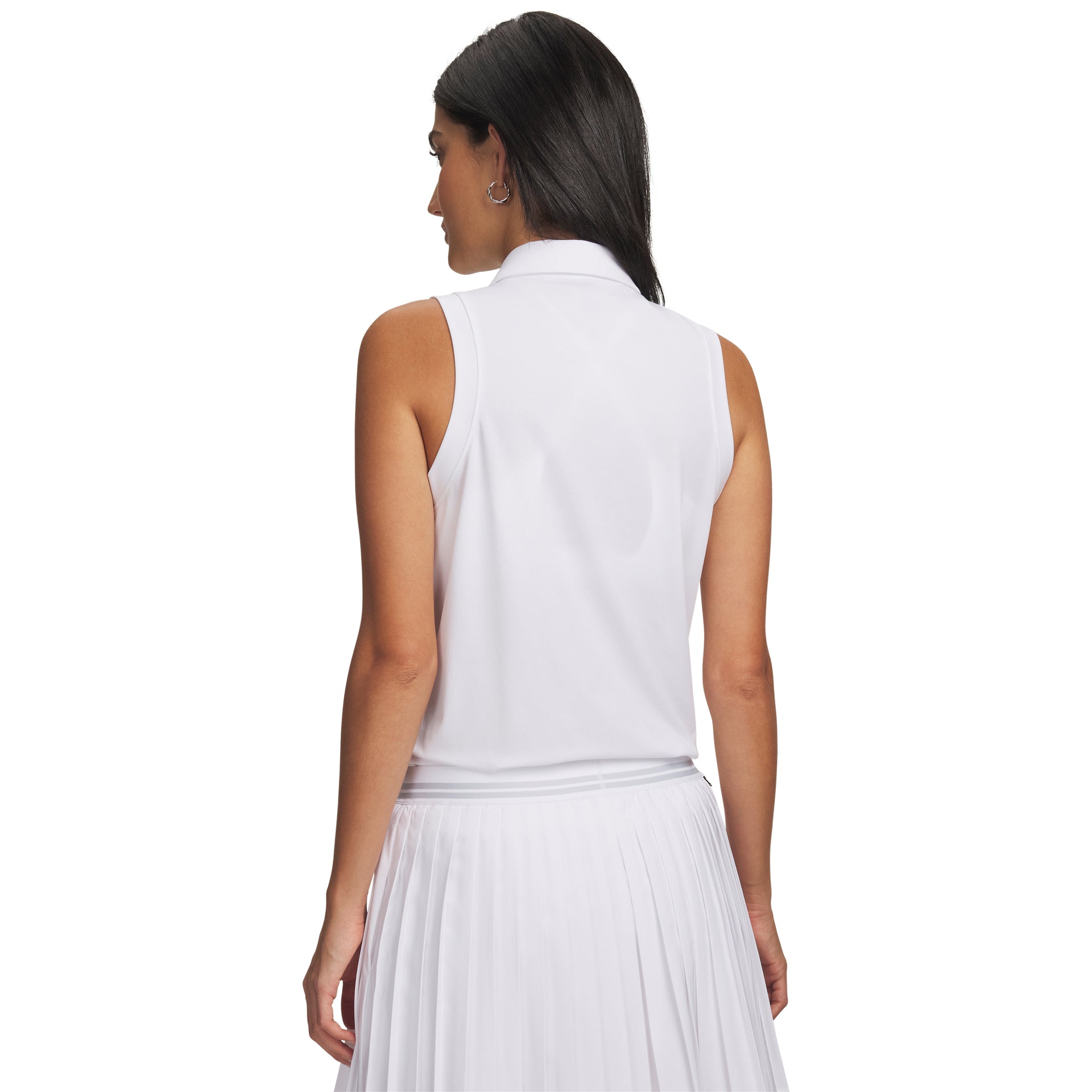 Under Armour Drive SL Polo Golfpiké Dam - White