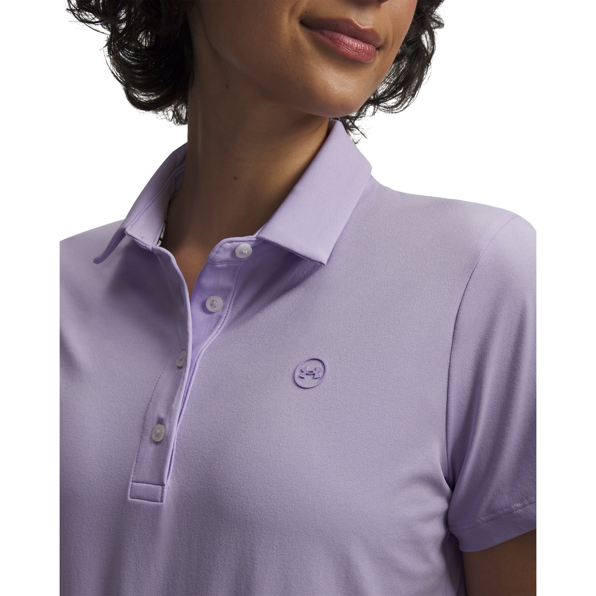 Under Armour Drive SS Polo Golfpiké Dam - Purple