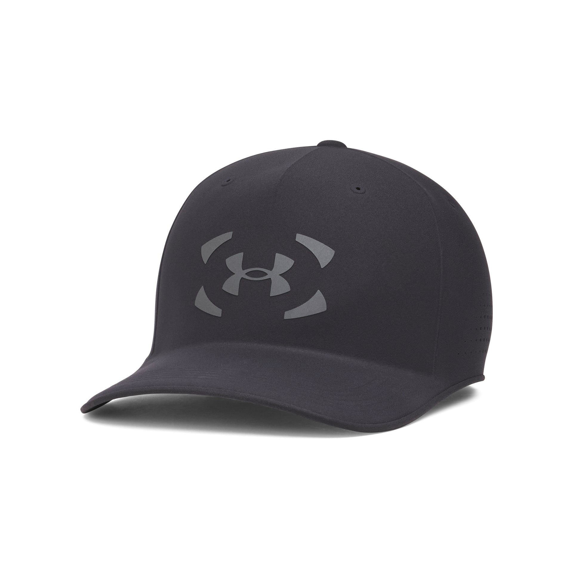 Under Armour Stealthform Mid Halo Adj Golfkeps - Black | Golfrummet