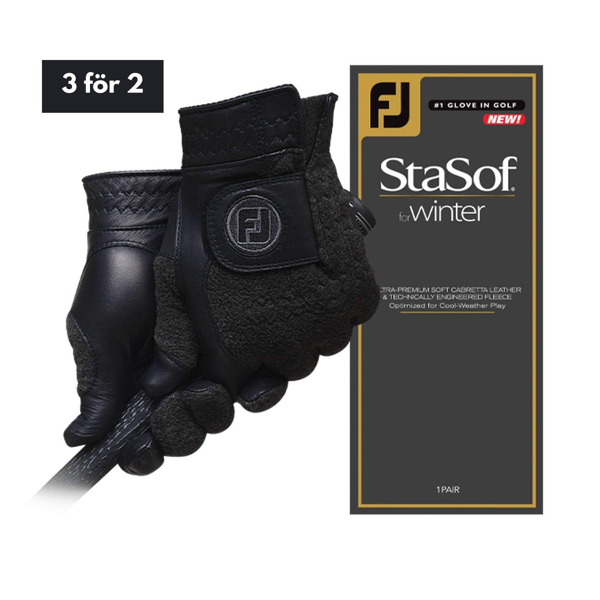 Footjoy StaSof Winter - Black Herr