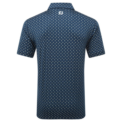 Footjoy Flower Bud Foulard Lisle - Laivastonsininen