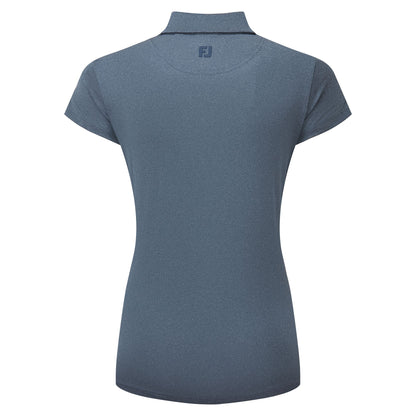 Footjoy Cap Sleeve Lisle - Heather Navy