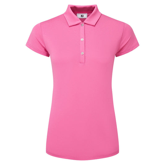 Footjoy Cap Sleeve Lisle - Heather Hot Pink