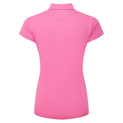 Footjoy Cap Sleeve Lisle - Heather Hot Pink