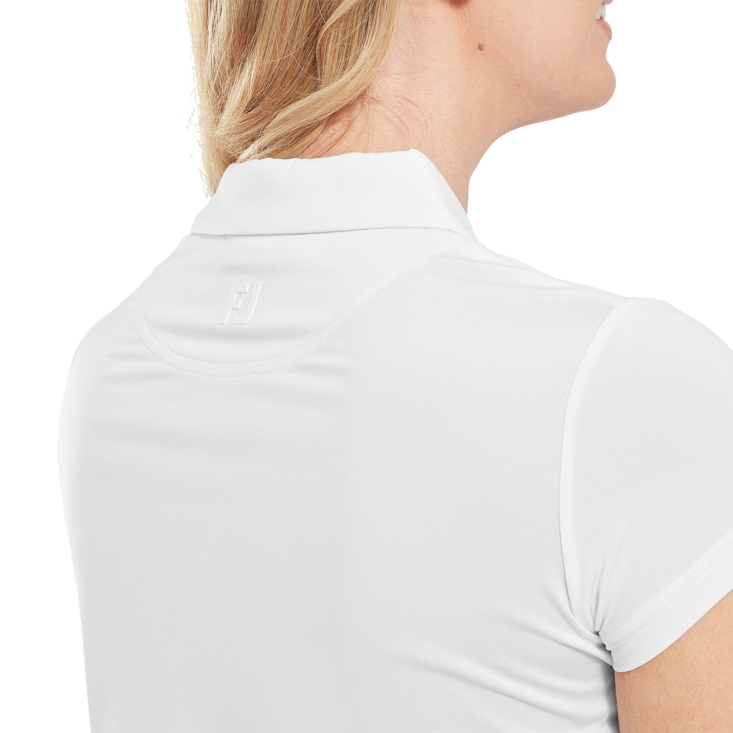 Footjoy Cap Sleeve Lisle - White