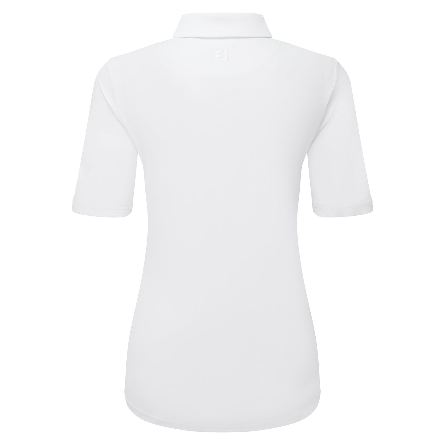 Footjoy Half Sleeve Ruched Lisle - White