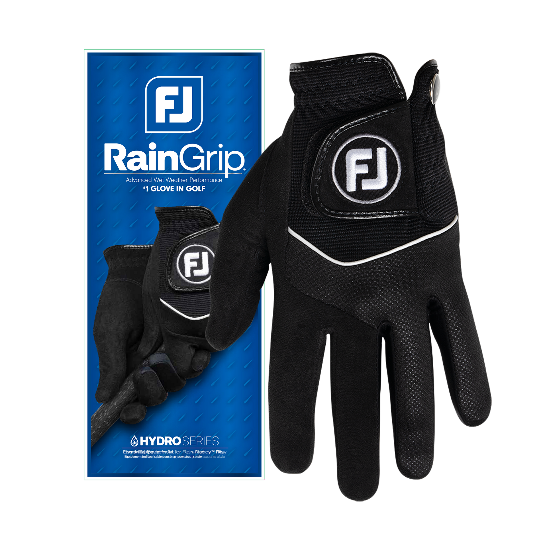 Footjoy-miesten RainGrip - Black