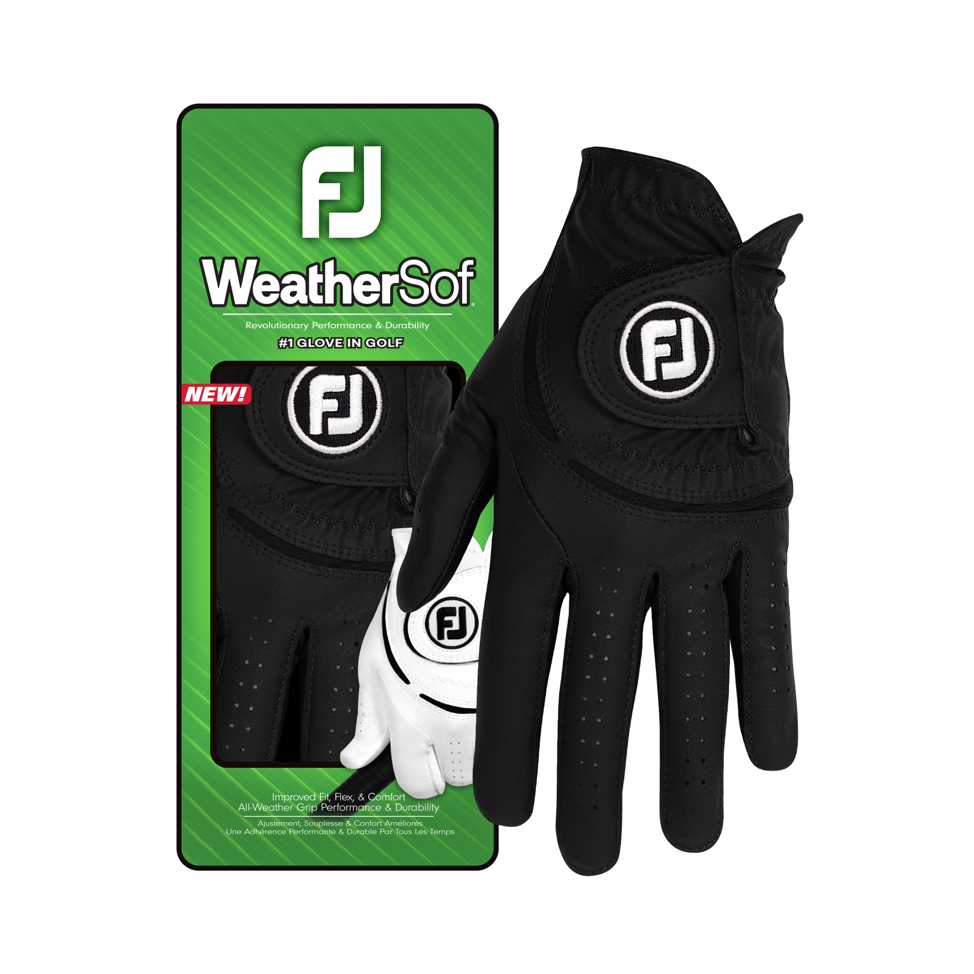 Footjoy WeatherSof - Black Herr