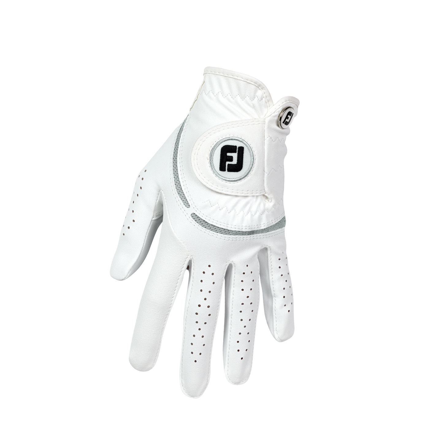 Footjoy WeatherSof - White/Grey Dam