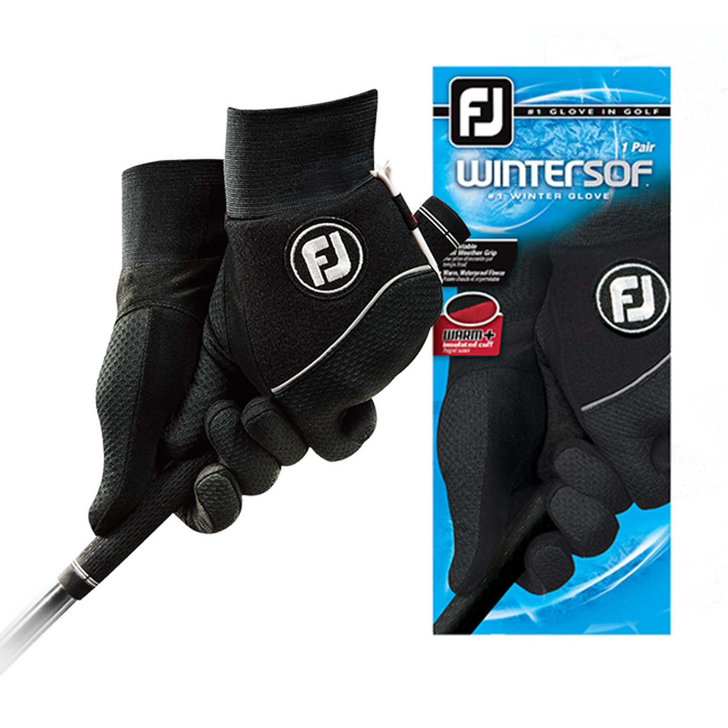 Footjoy WinterSof - Pari - Mustat Naisten Sukat