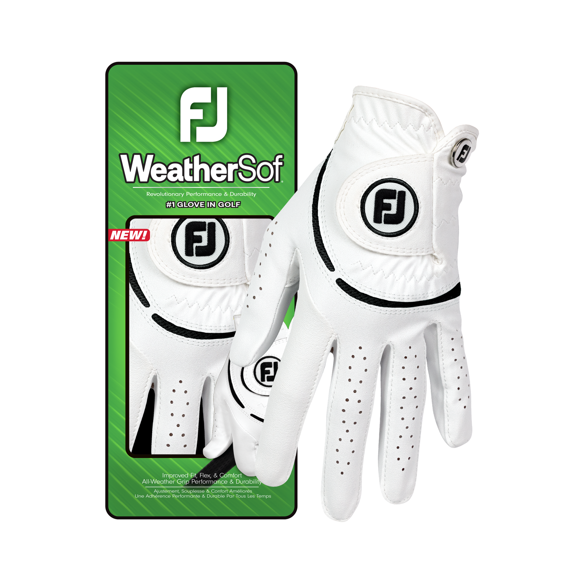 Footjoy-naisten WeatherSof - White