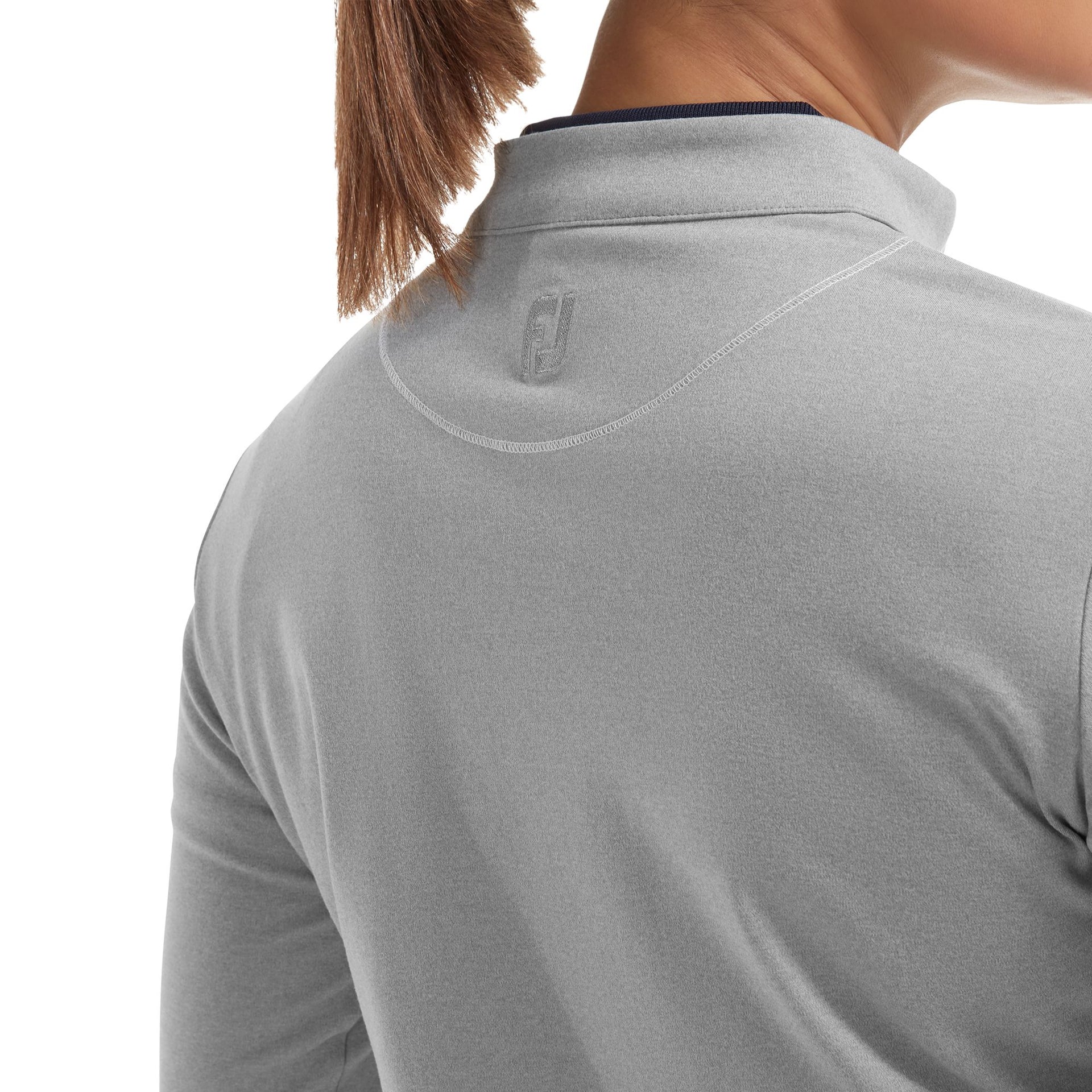 Footjoy Full-Zip Midlayer - Heather Grey