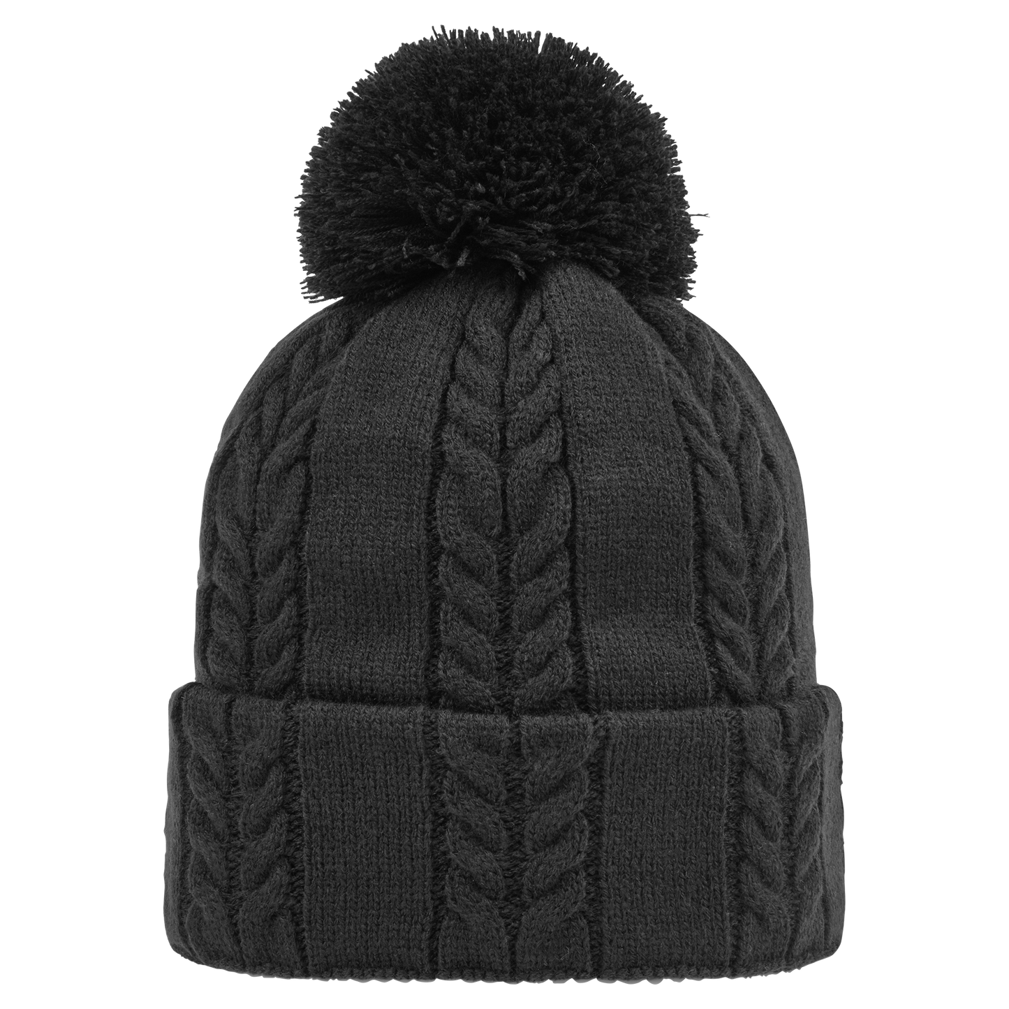 Footjoy WOMEN'S CABLE KNIT BOBBLE - Black