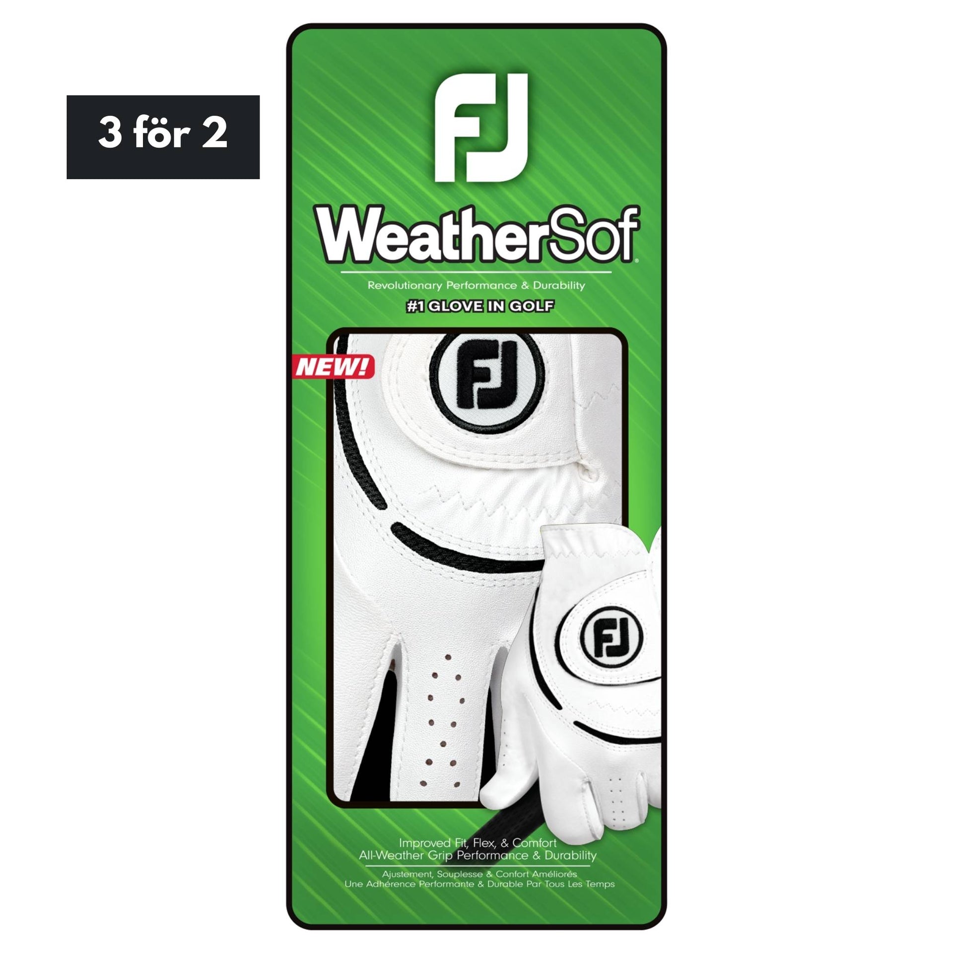 Footjoy-naisten WeatherSof - White