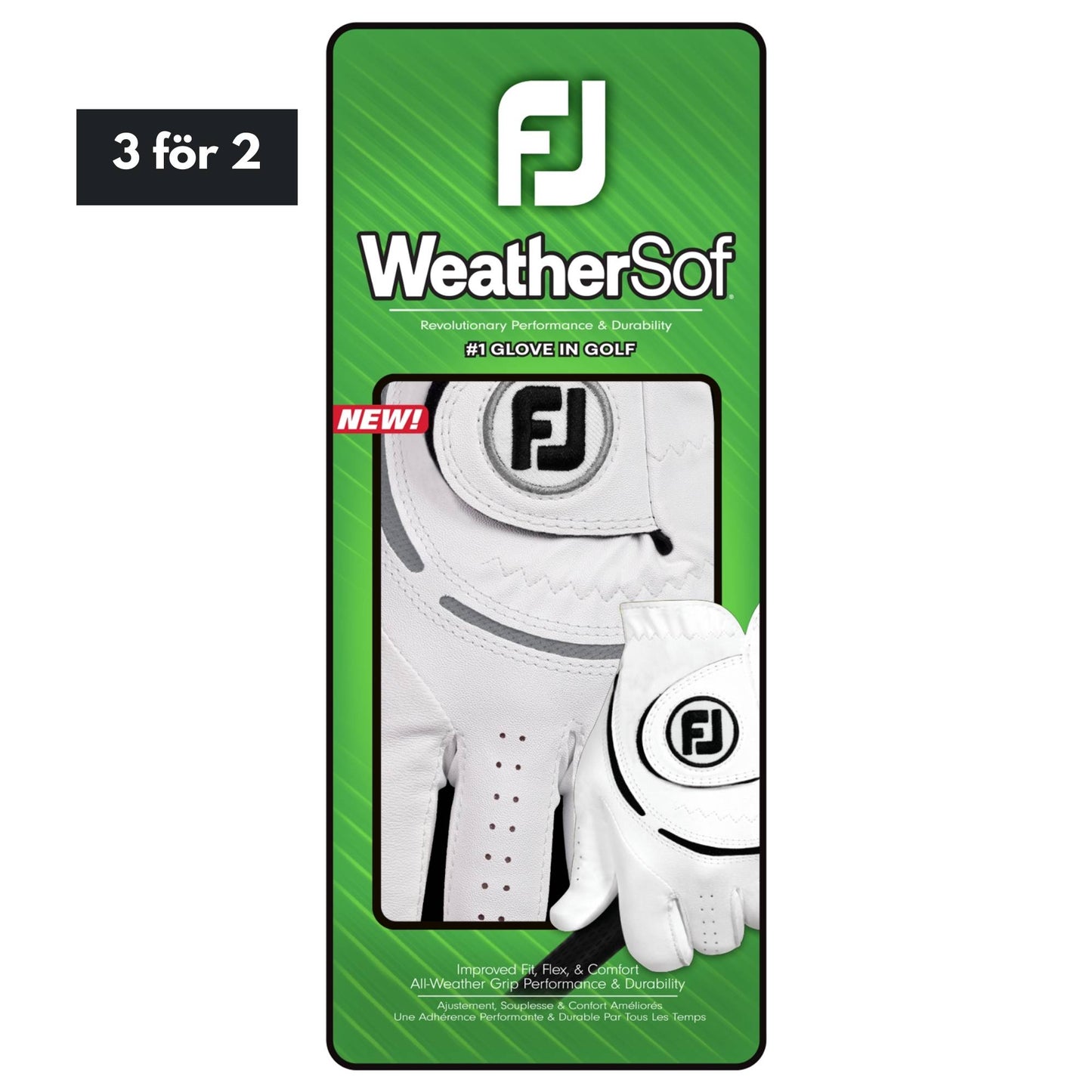 Footjoy WeatherSof - Valkoinen/Harmaa Miehet