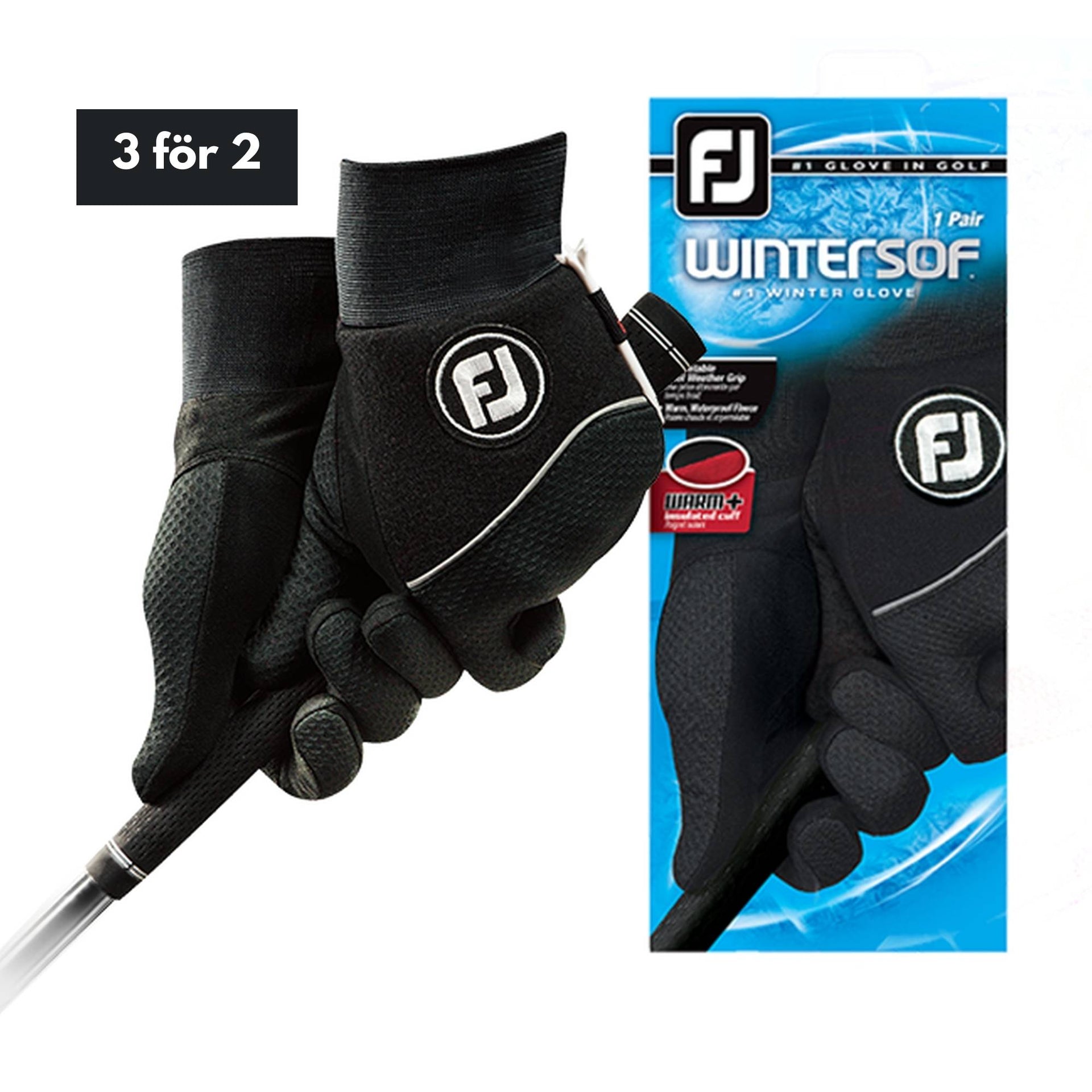 Footjoy WinterSof - Pair - Black Herr
